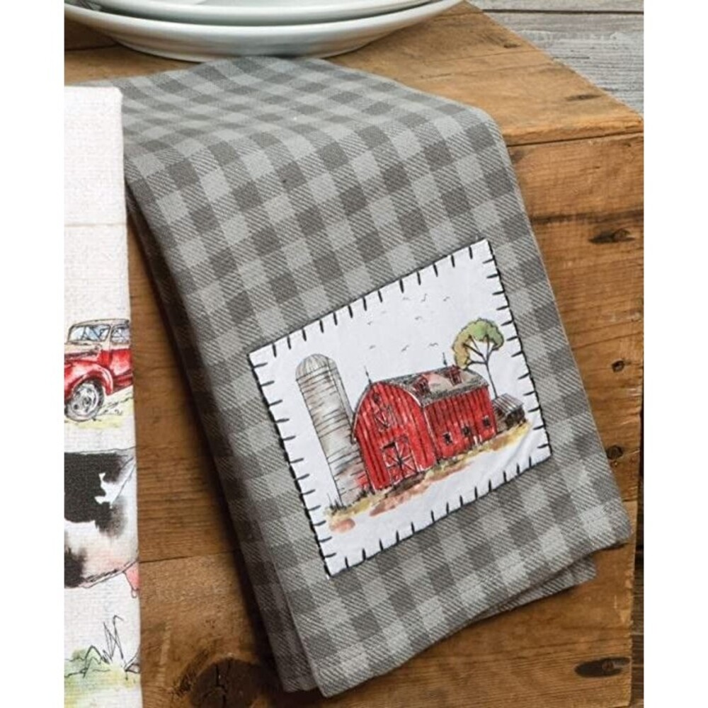 Country Life Red Barn Kitchen Towel